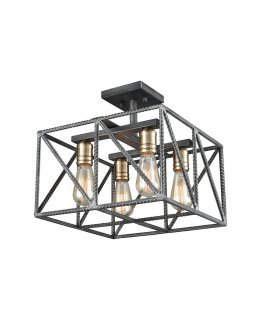 Elk   15252-4  Crossbar Semi Flush Mount Ceiling Fixture